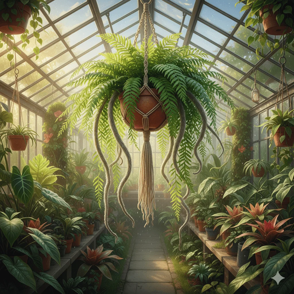 Rabbit Foot Fern indoor