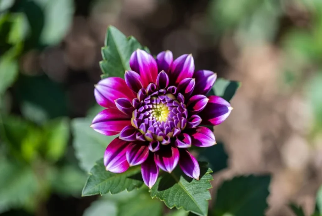 Dahlia Flower The Purple Beauty
