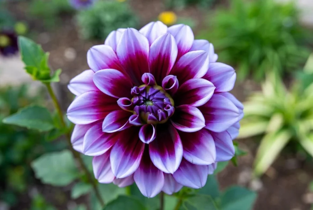 Dahlia Flower The Purplish Beauty