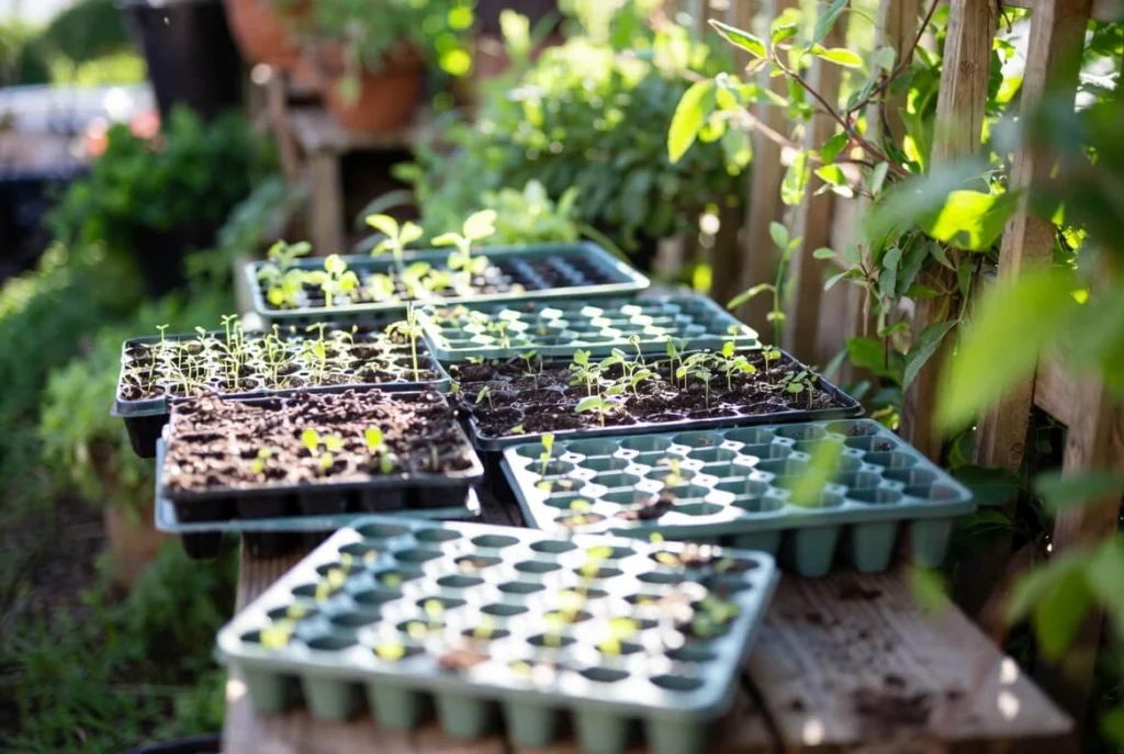 Seed Starting Trays for Plantation