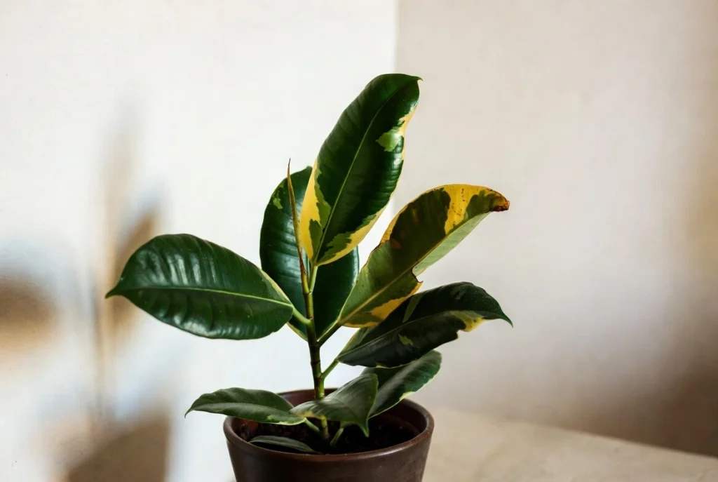 Variegated Rubber Plant Caring
