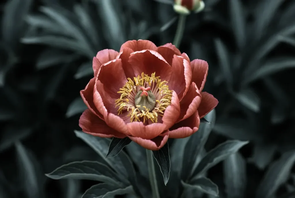 Chocolate Soldier Peony