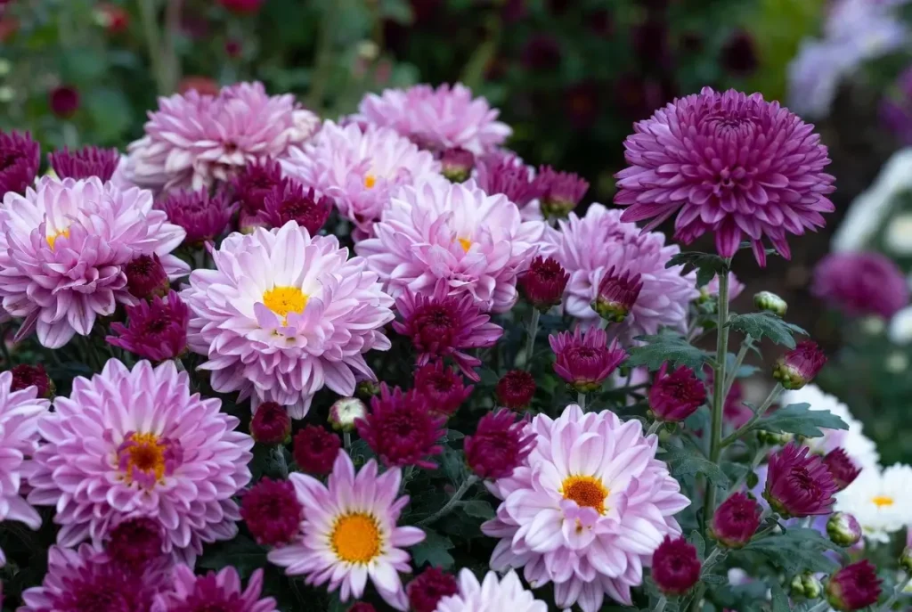 Garden Mums vs Florist Mums