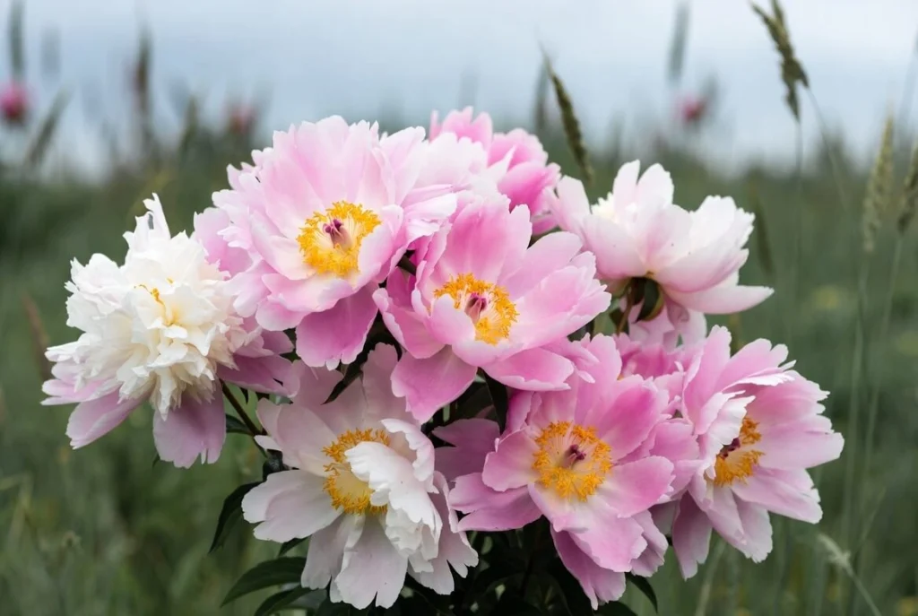 Pink Bush Peonies