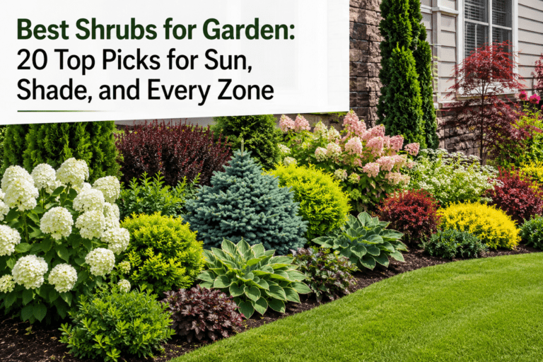 Best Shrubs for Garden: 20 Top Picks for Sun, Shade, and Every Zone