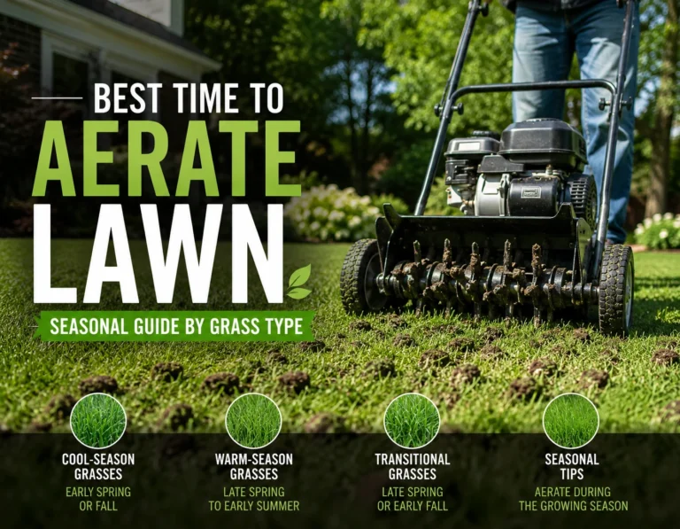 Best Time to Aerate Lawn: Seasonal Guide by Grass Type