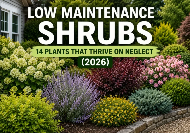Low Maintenance Shrubs: 14 Plants That Thrive on Neglect (2026)