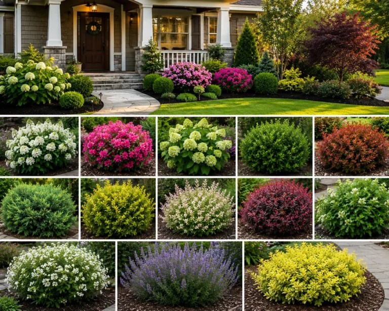 13 Best Shrubs for Front Yard: Curb Appeal by Height, Zone & Season