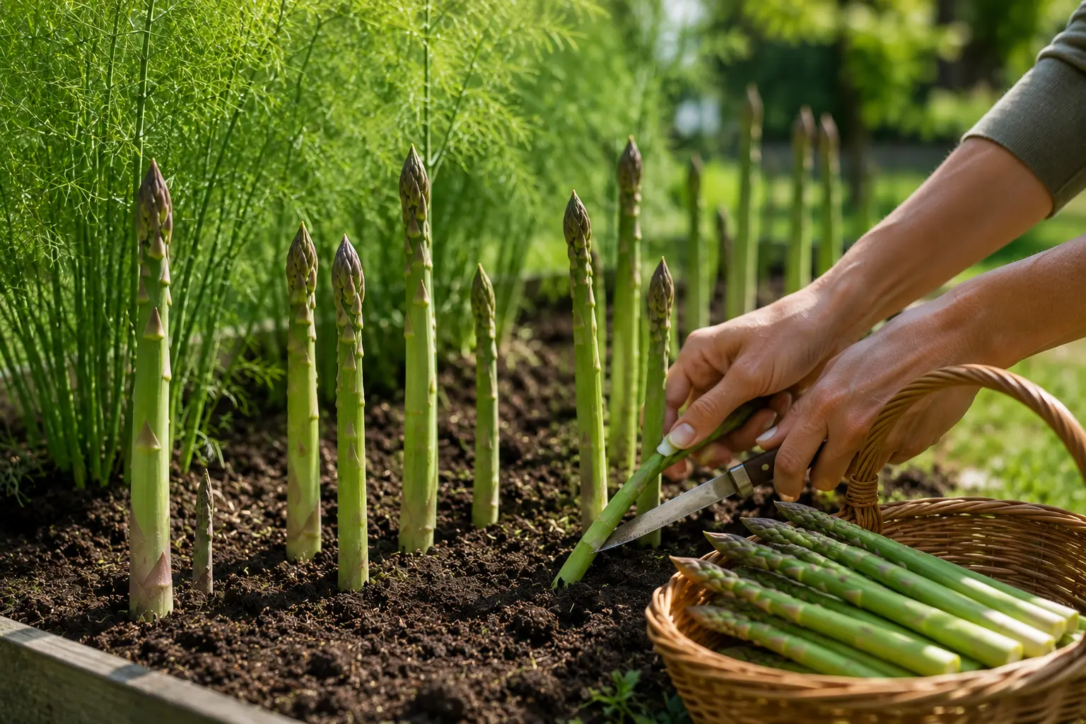 When and How to Harvest Asparagus
