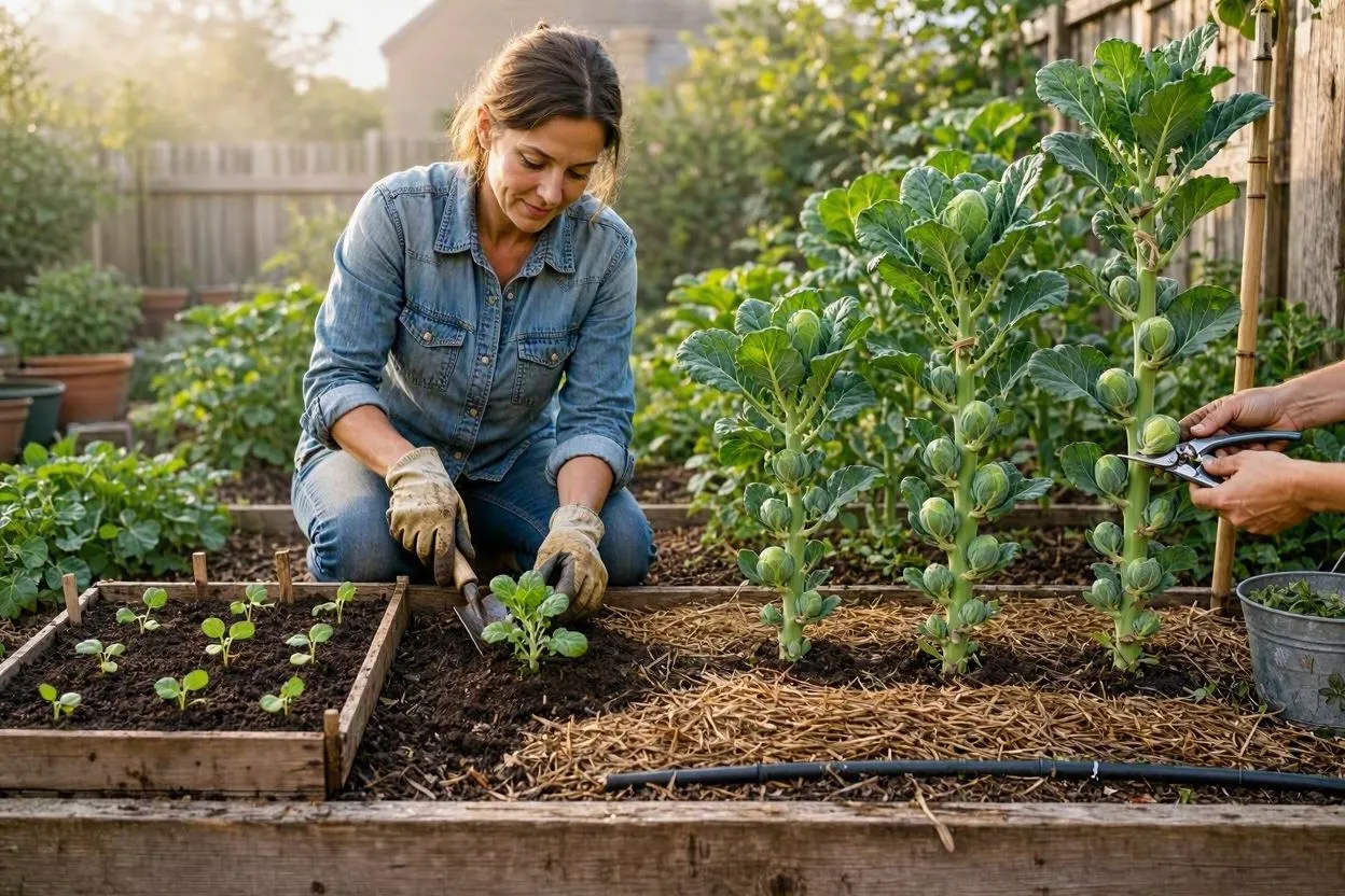 How to Grow Brussels Sprouts: Complete Planting to Harvest Guide