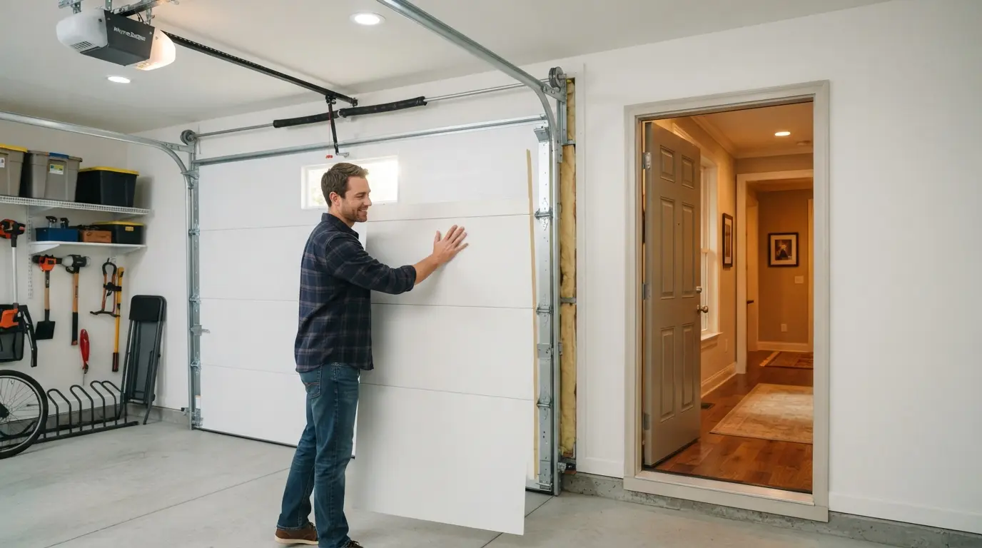 Consider insulation, especially for attached garages