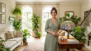 Tiffany Table Lamps in a Garden-Inspired