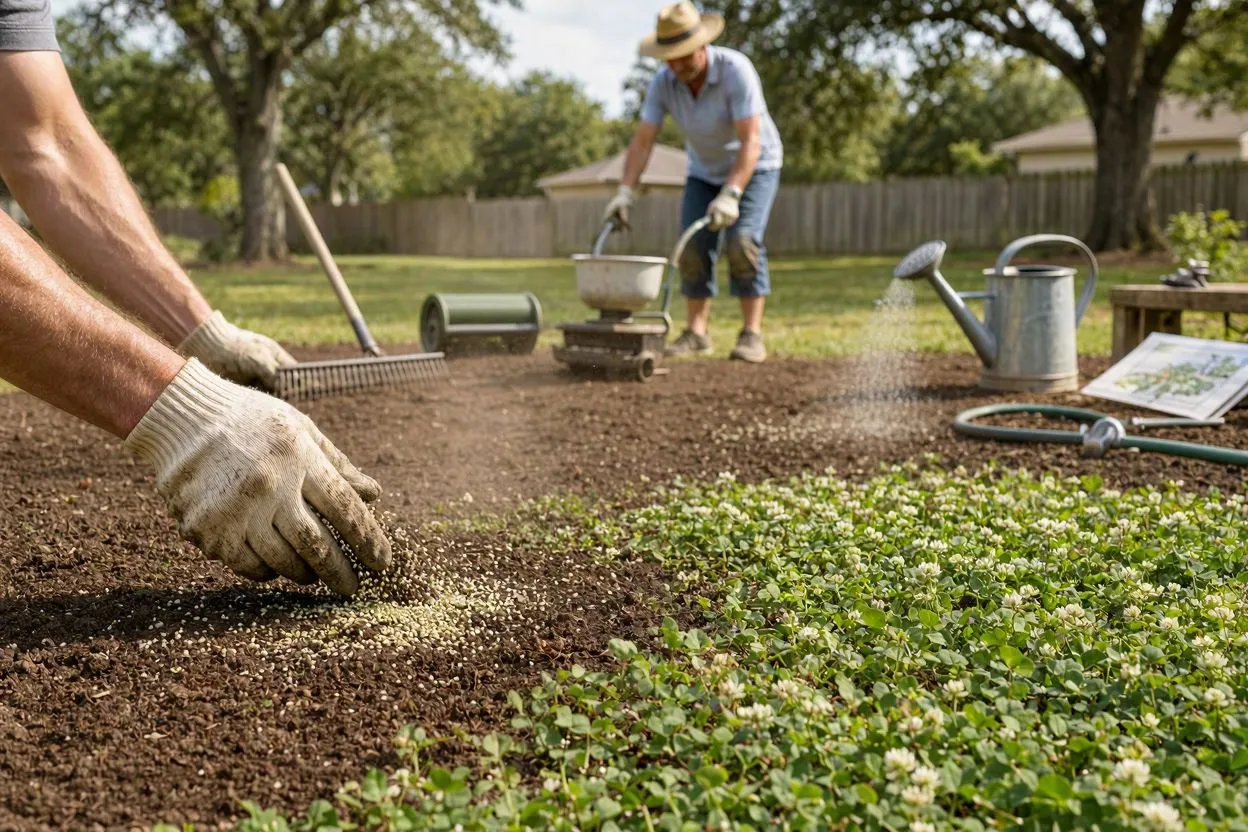 How to Plant Clover Lawn