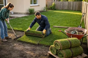 How to Put Sod Lawn Down