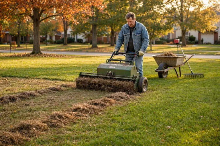 When to Dethatch Lawn