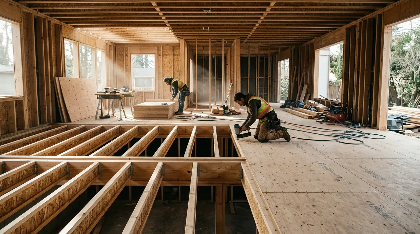 Upgrade the Structural Subfloor Foundation